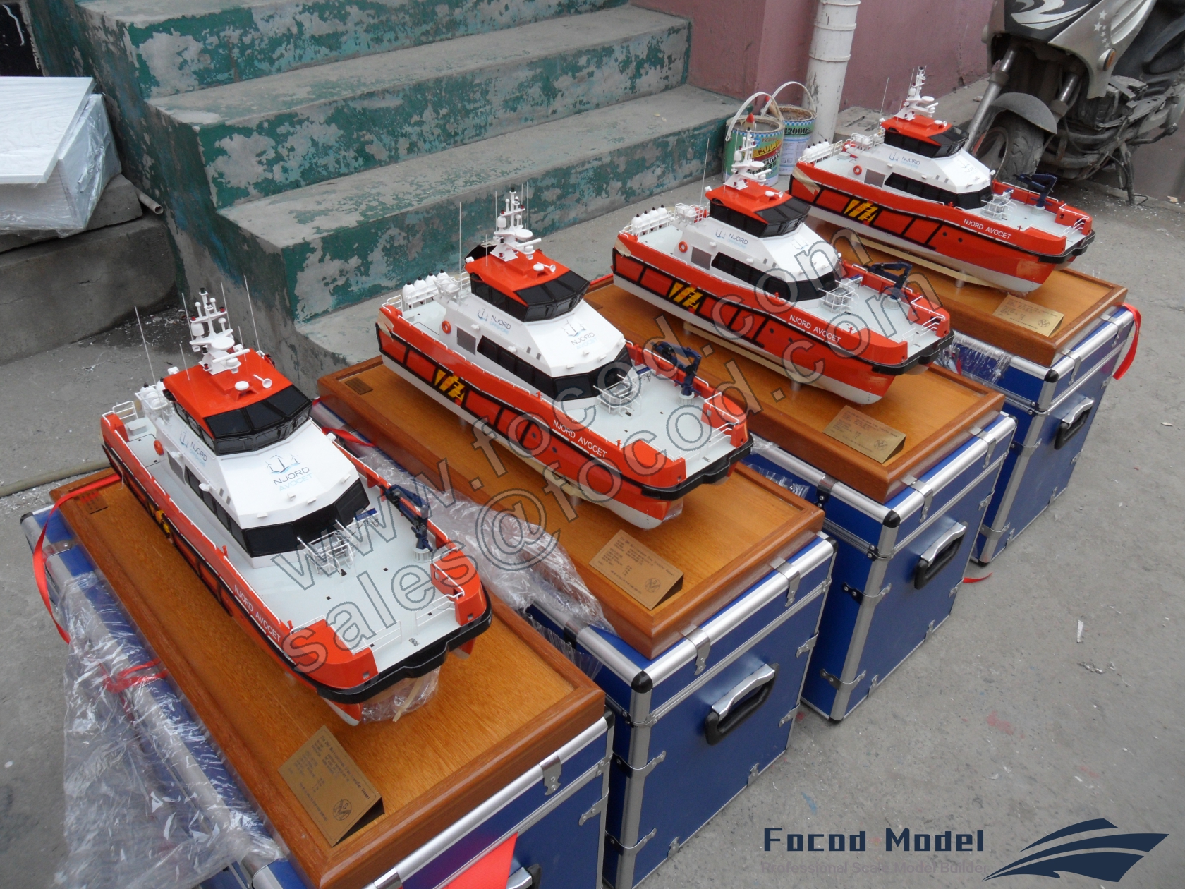 customized model of 20m NJORD OFFSHORE VESSEL